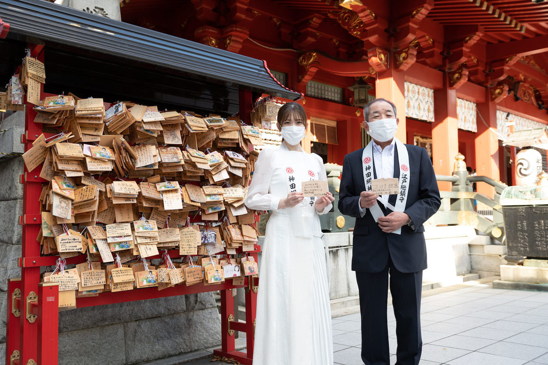 ＜「JAグループお米消費拡大アンバサダー」任命式＆しあわせおすそ分け！キャンペーン記者発表会＞神田明神ホール（2021年9月22日）