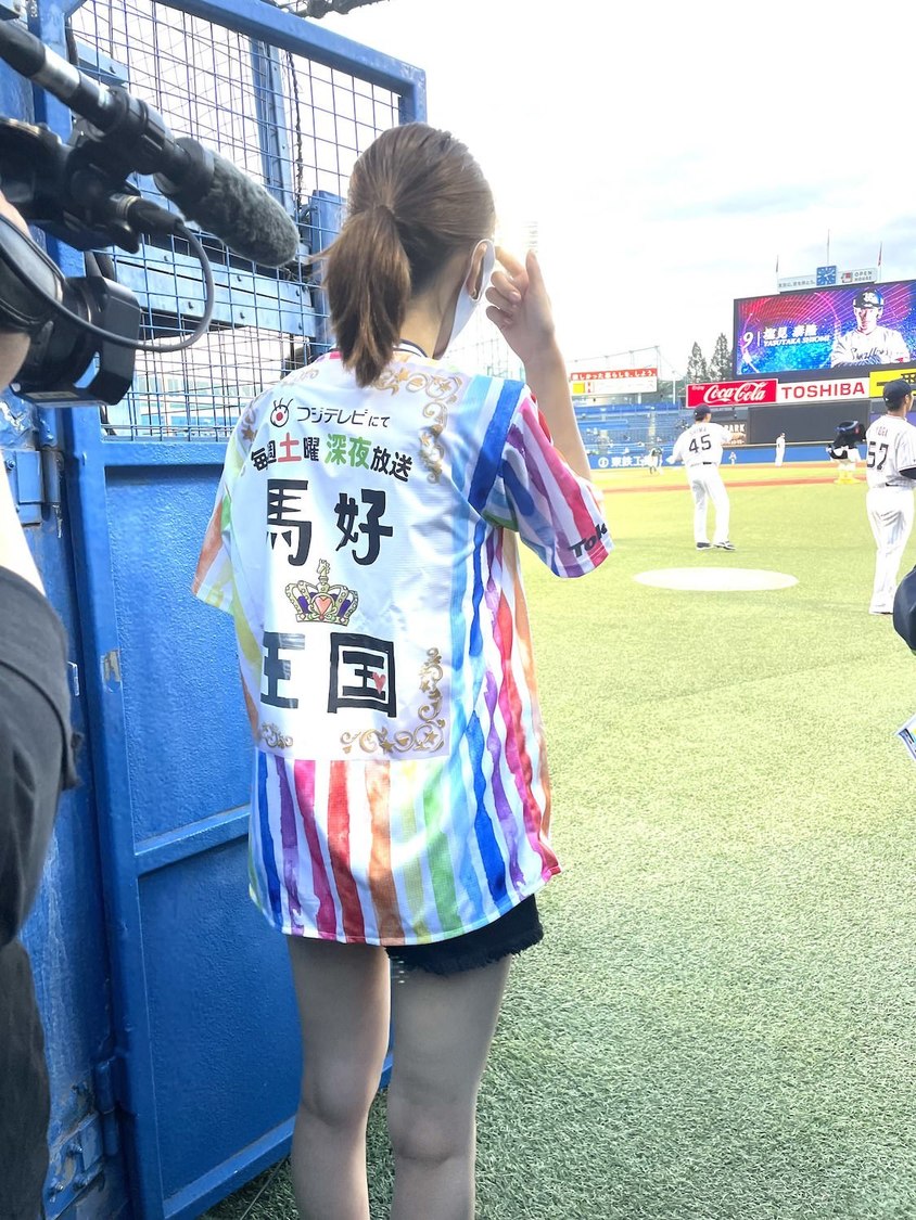 神部美咲＜ヤクルトvs中日戦＞始球式（神宮球場／2021年9月24日）