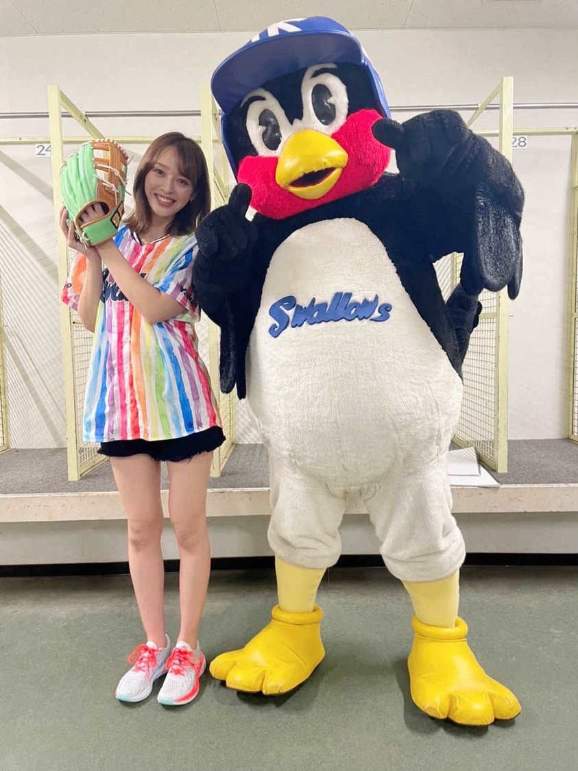 神部美咲＜ヤクルトvs中日戦＞始球式（神宮球場／2021年9月24日）