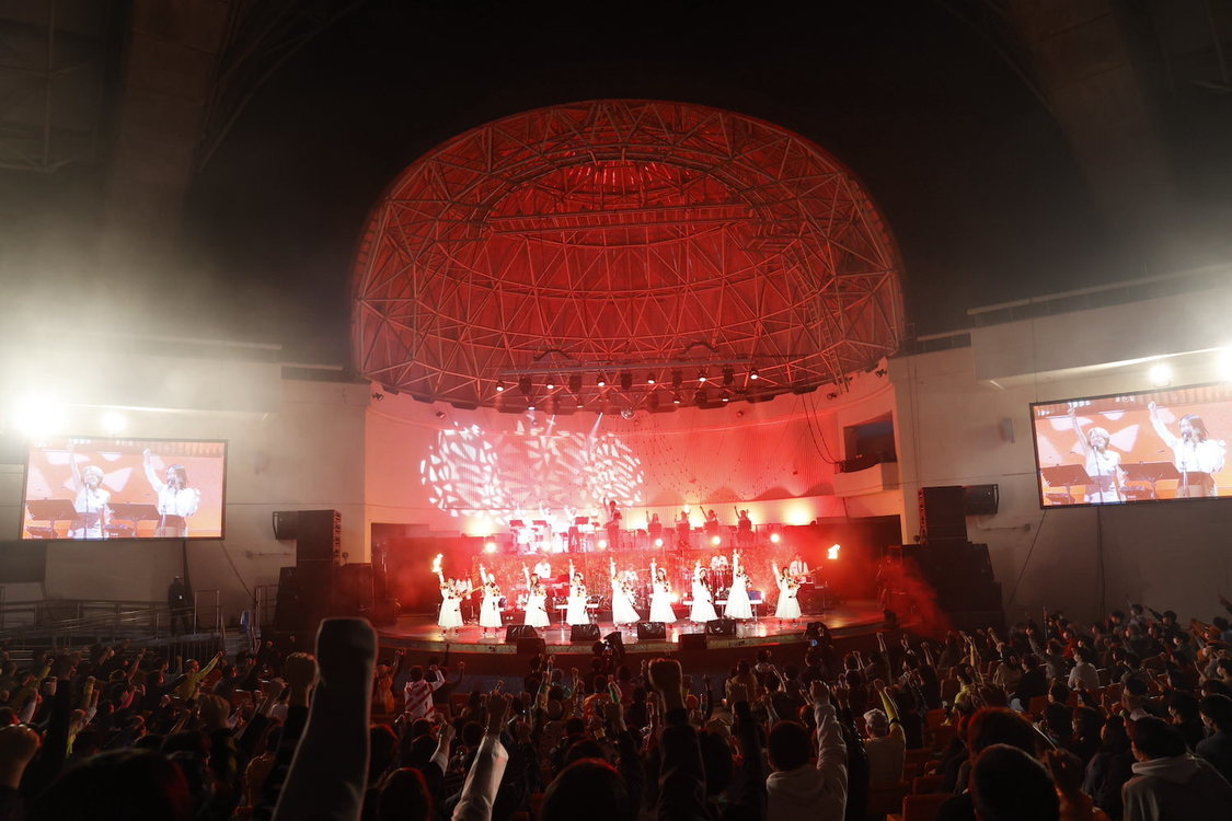 私立恵比寿中学＜エビ中　秋声と螻蛄と音楽の輝き　題して「ちゅうおん」2021＞秩父ミューズパーク野外ステージ（2021年9月25日）