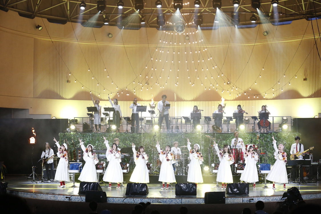 私立恵比寿中学＜エビ中　秋声と螻蛄と音楽の輝き　題して「ちゅうおん」2021＞秩父ミューズパーク野外ステージ（2021年9月25日）