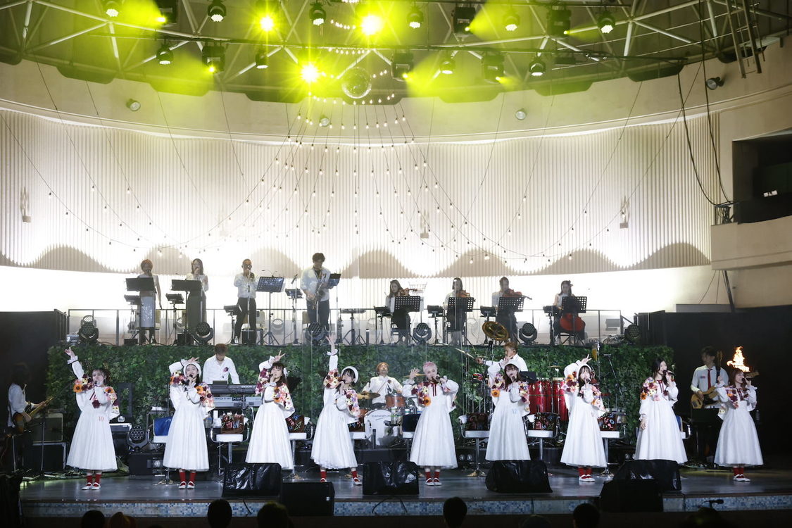 私立恵比寿中学＜エビ中　秋声と螻蛄と音楽の輝き　題して「ちゅうおん」2021＞秩父ミューズパーク野外ステージ（2021年9月25日）