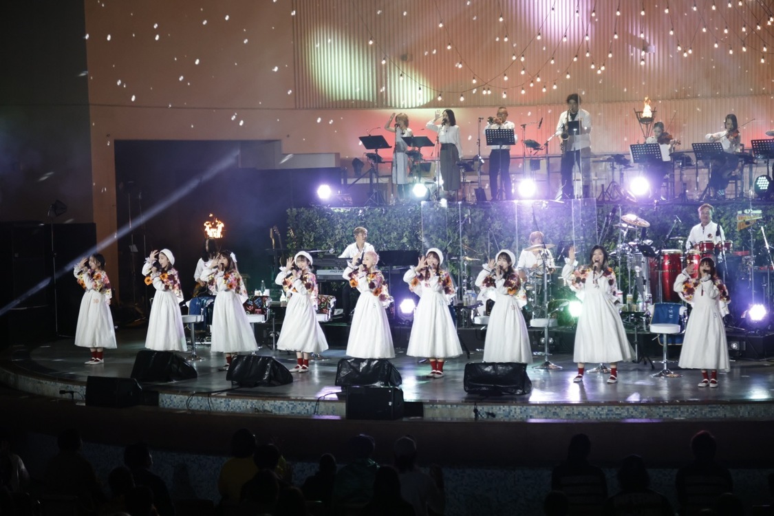 私立恵比寿中学＜エビ中　秋声と螻蛄と音楽の輝き　題して「ちゅうおん」2021＞秩父ミューズパーク野外ステージ（2021年9月26日）