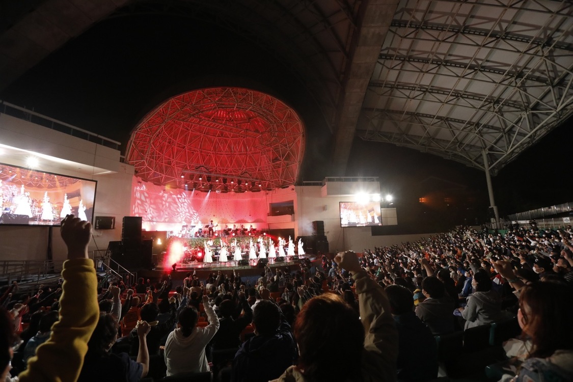 私立恵比寿中学＜エビ中　秋声と螻蛄と音楽の輝き　題して「ちゅうおん」2021＞秩父ミューズパーク野外ステージ（2021年9月26日）