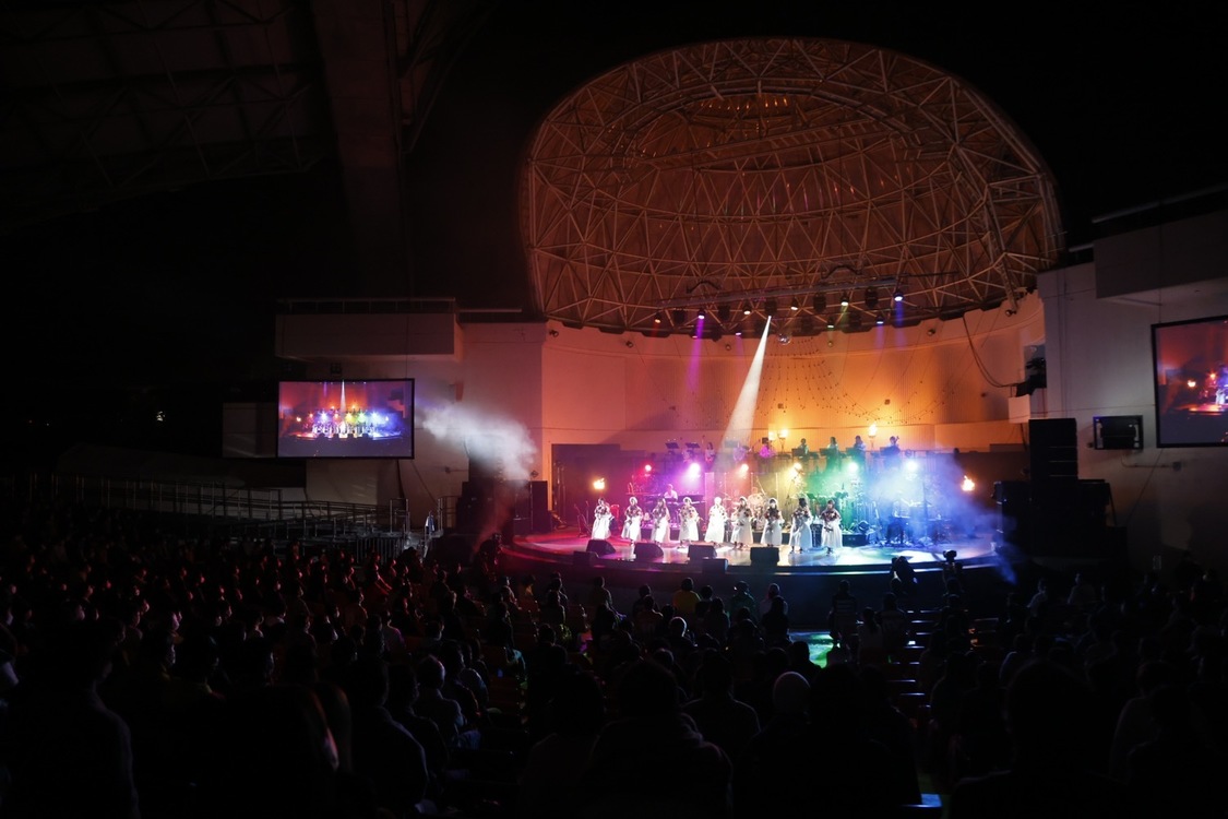 私立恵比寿中学＜エビ中　秋声と螻蛄と音楽の輝き　題して「ちゅうおん」2021＞秩父ミューズパーク野外ステージ（2021年9月26日）