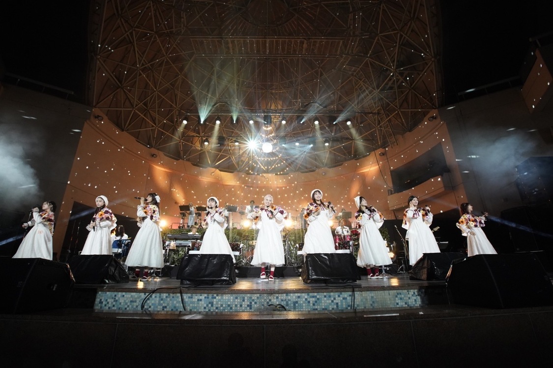 私立恵比寿中学＜エビ中　秋声と螻蛄と音楽の輝き　題して「ちゅうおん」2021＞秩父ミューズパーク野外ステージ（2021年9月26日）