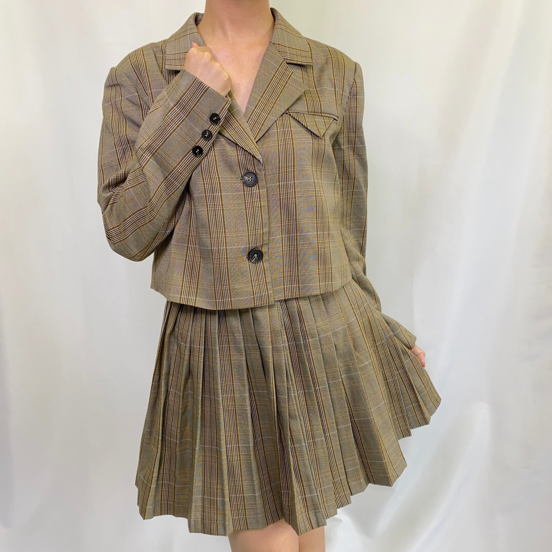 17kg「チェック柄セットアップ」￥6,578（税込）