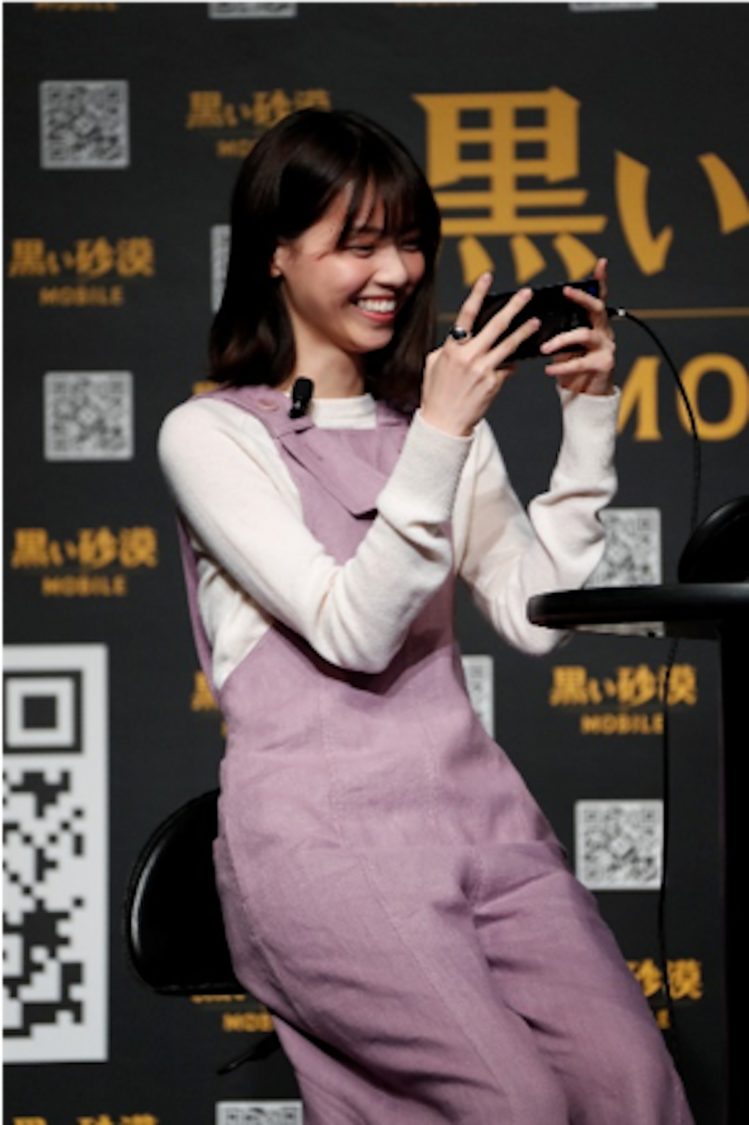 西野七瀬『黒い砂漠モバイル』ローンチ発表会｜ベルサール渋谷ガーデン（2019年2月26日）