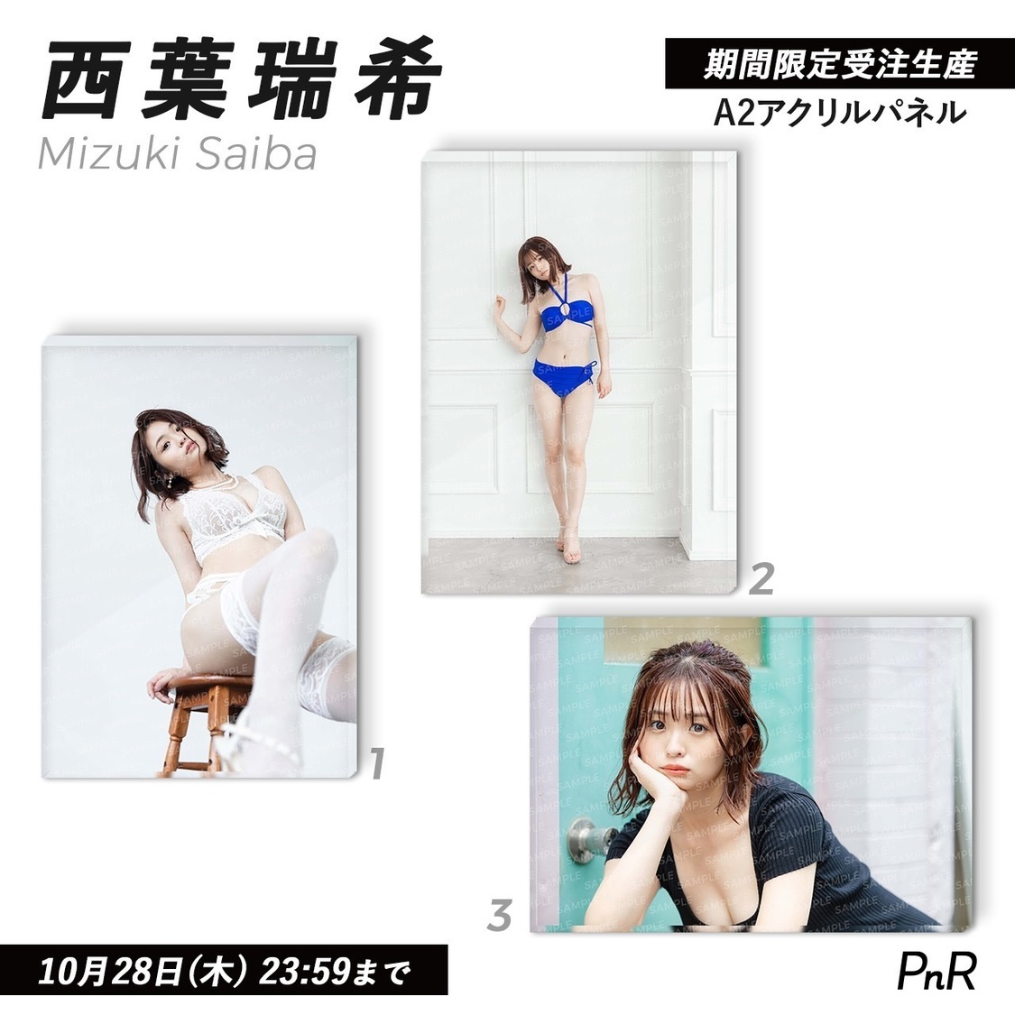 直筆サイン入り特大A2アクリルパネル