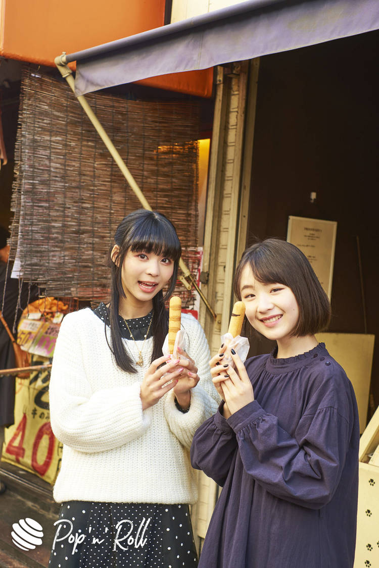 寺嶋由芙、南端まいな｜日暮里・谷中銀座