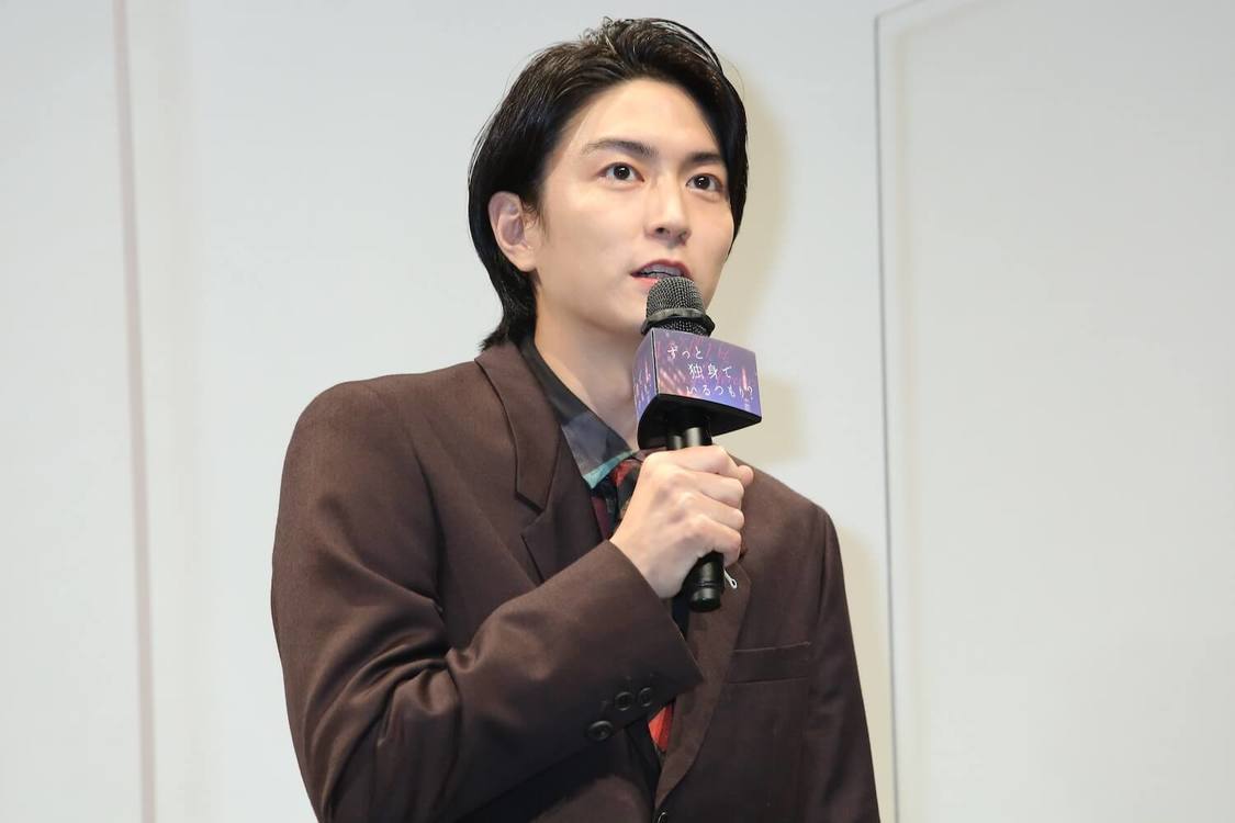 稲葉友＜映画『ずっと独身でいるつもり？』完成披露試写会＞（2021年10月19日）