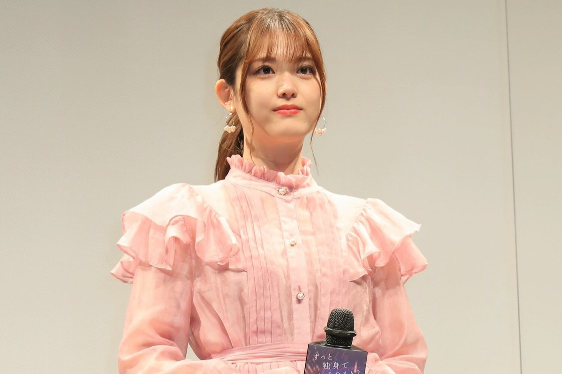 松村沙友理＜映画『ずっと独身でいるつもり？』完成披露試写会＞（2021年10月19日）