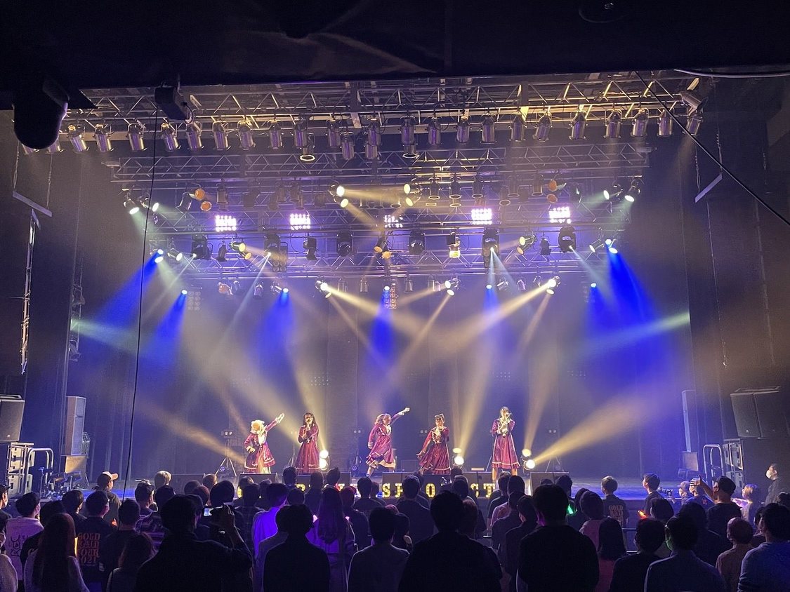 CHERRY GIRLS PROJECT＜GOLDRAIN TOUR2021＞渋谷TSUTAYA O-EAST（2021年10月20日）