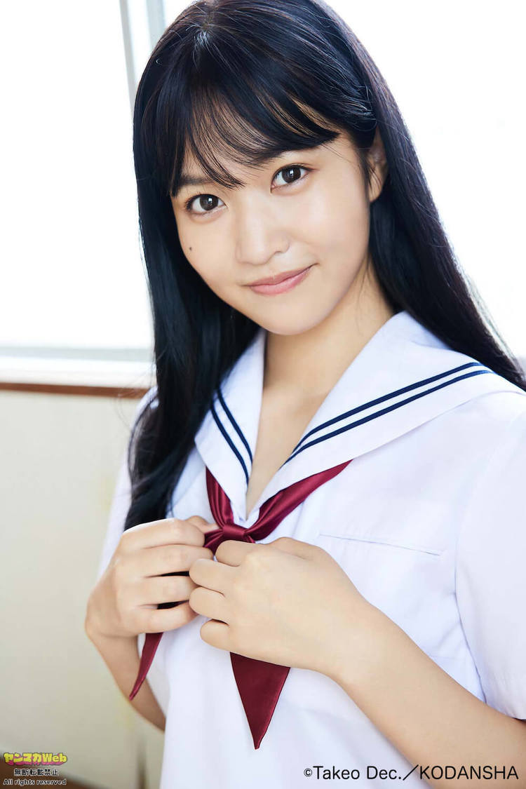  南みゆか『週刊ヤングマガジン』49号（©Takeo Dec.／ヤンマガWeb）