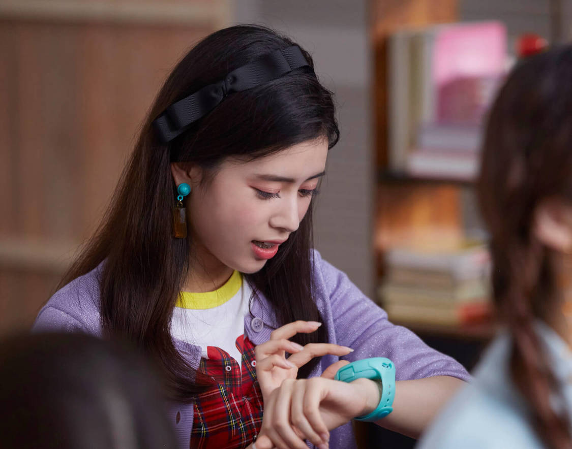 『たまごっちスマート』新TV-CM「たまごっちつれて、どこいこう！」篇メイキングカットより