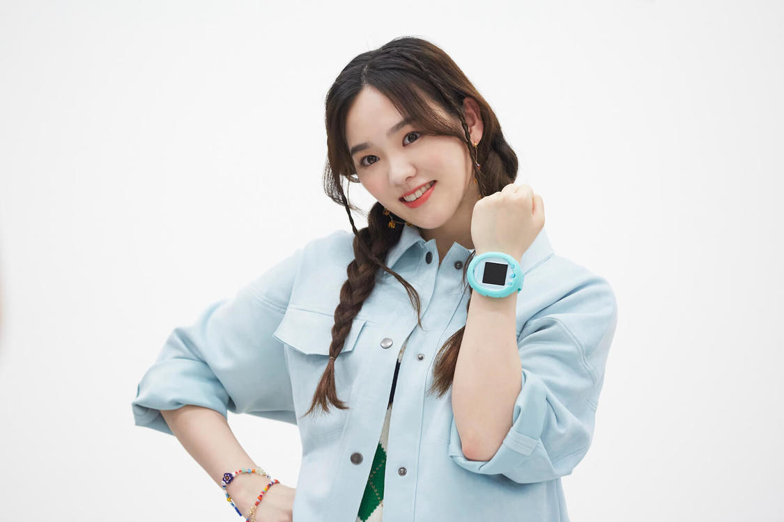 『たまごっちスマート』新TV-CM「たまごっちつれて、どこいこう！」篇メイキングカットより