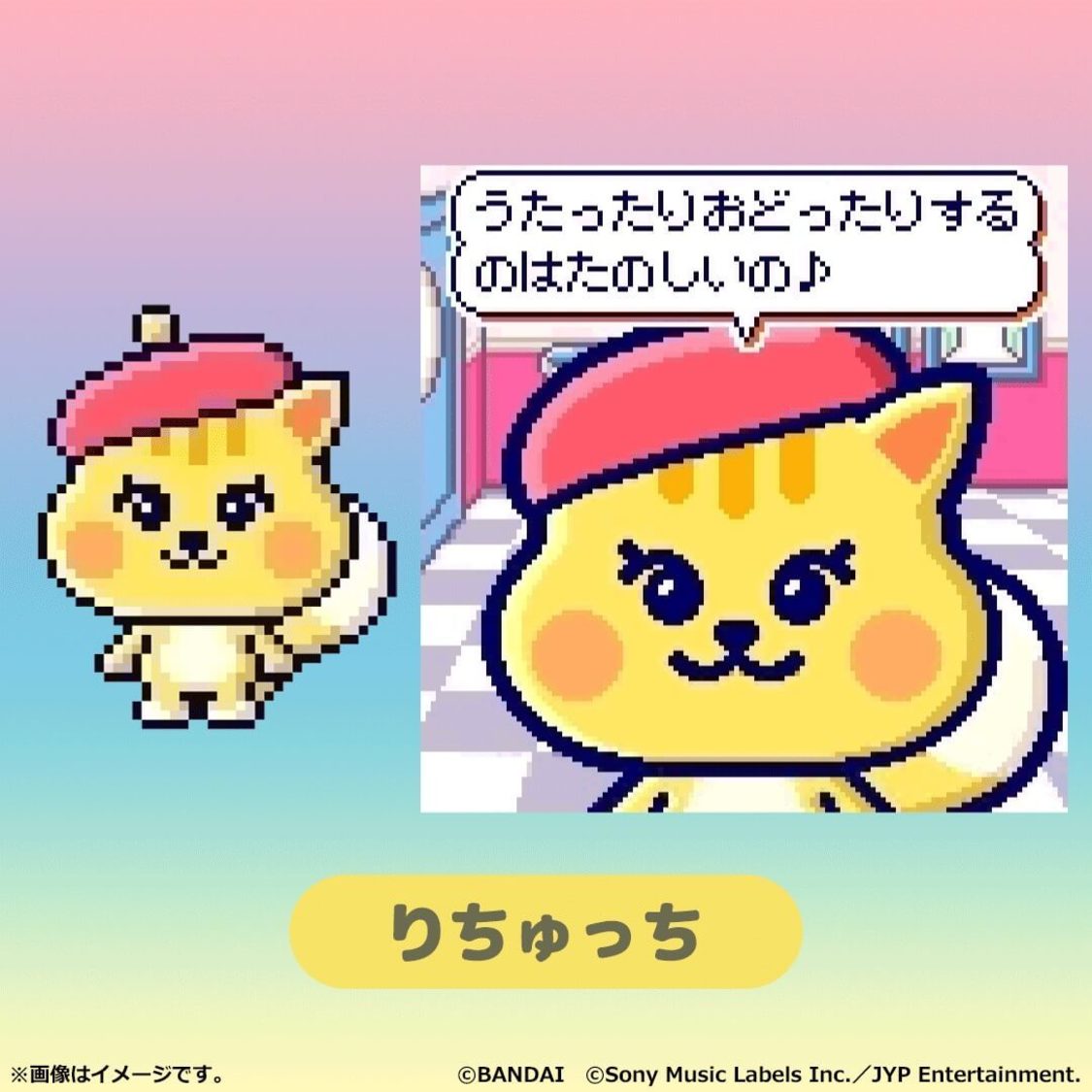 NiziUオフィシャルキャラクター・NIZOO『たまスマカード NIZOO フレンズ』より