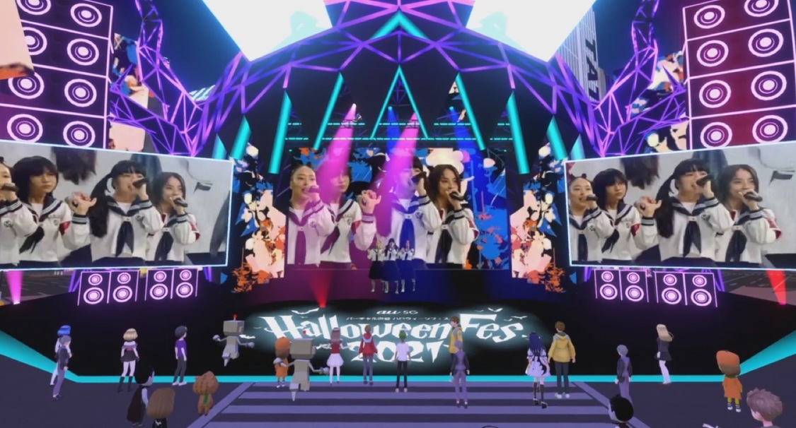 ©KDDI・au 5G / バーチャル渋谷 au 5G ハロウィーンフェス 2021