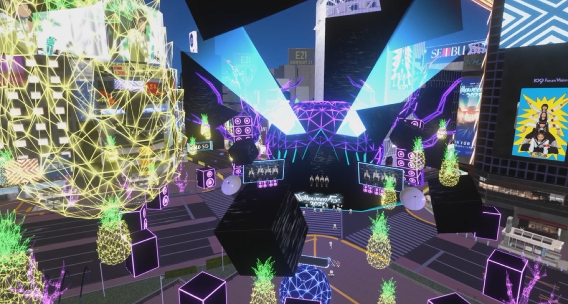 ©KDDI・au 5G / バーチャル渋谷 au 5G ハロウィーンフェス 2021