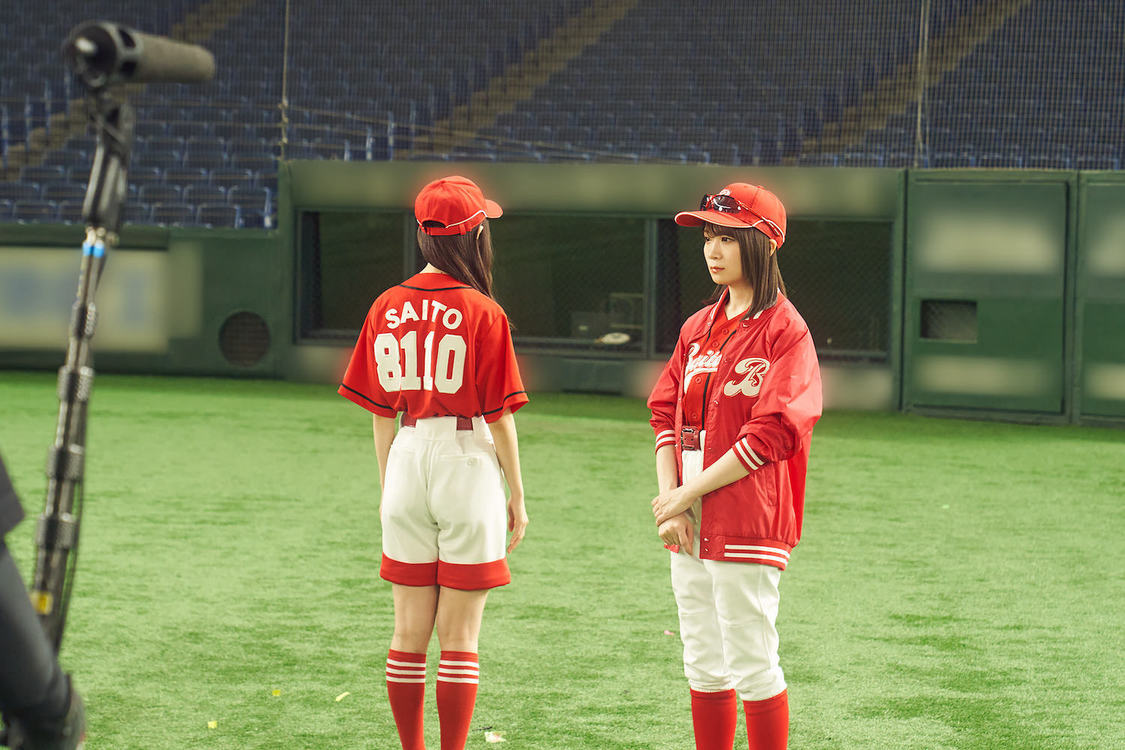 乃木坂46「がんばれ、バイトルズ！バイトーさん登場」篇『バイトル』新TV-CMメイキングカット