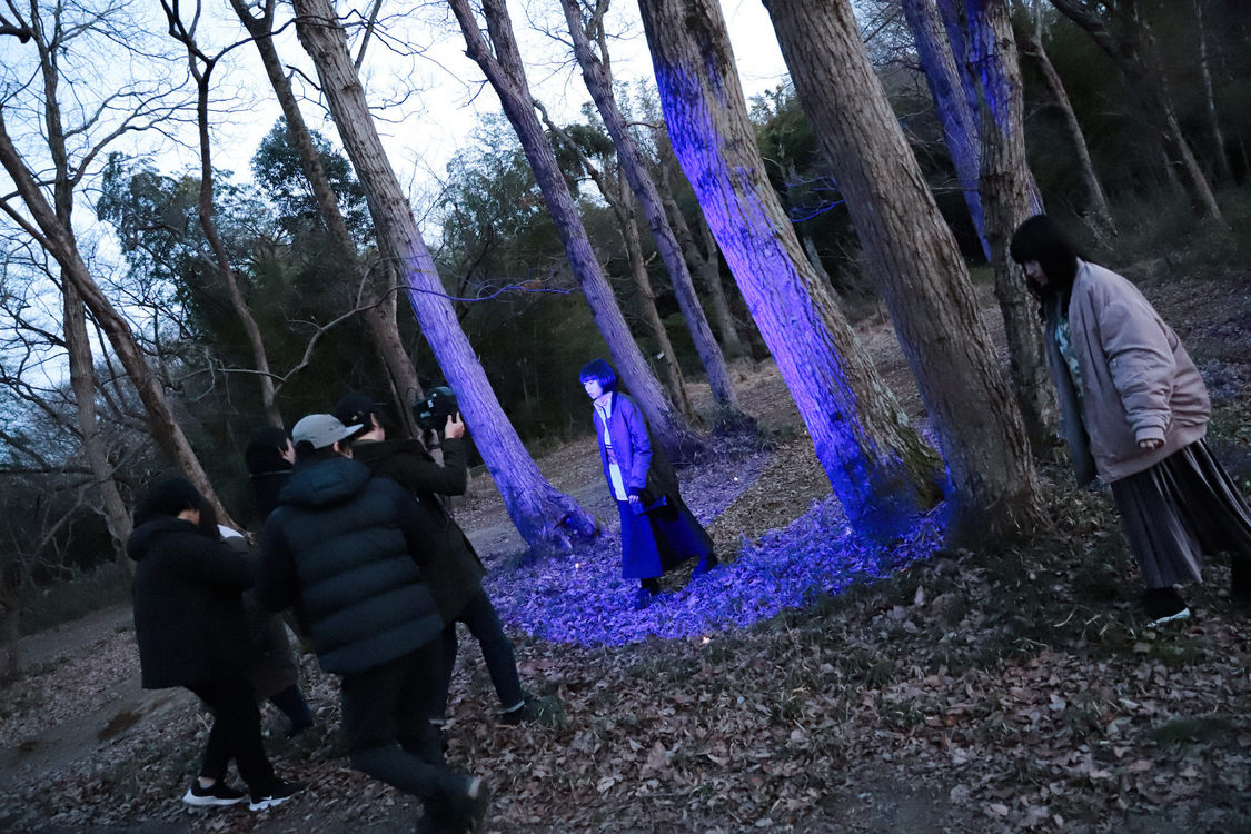 ゑんら「妖怪ディスコ」MV撮影より