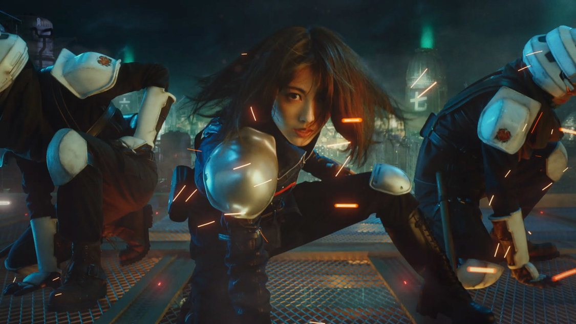 『FINAL FANTASY VII THE FIRST SOLDIER（ファイナルファンタジーVII ザ ファーストソルジャー）』TV-CMより（© 1997, 2021 SQUARE ENIX CO., LTD. All Rights Reserved. Powered by Ateam Entertainment Inc. CHARACTER DESIGN: TETSUYA NOMURA）