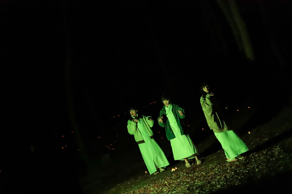 ゑんら「妖怪ディスコ」MV撮影より