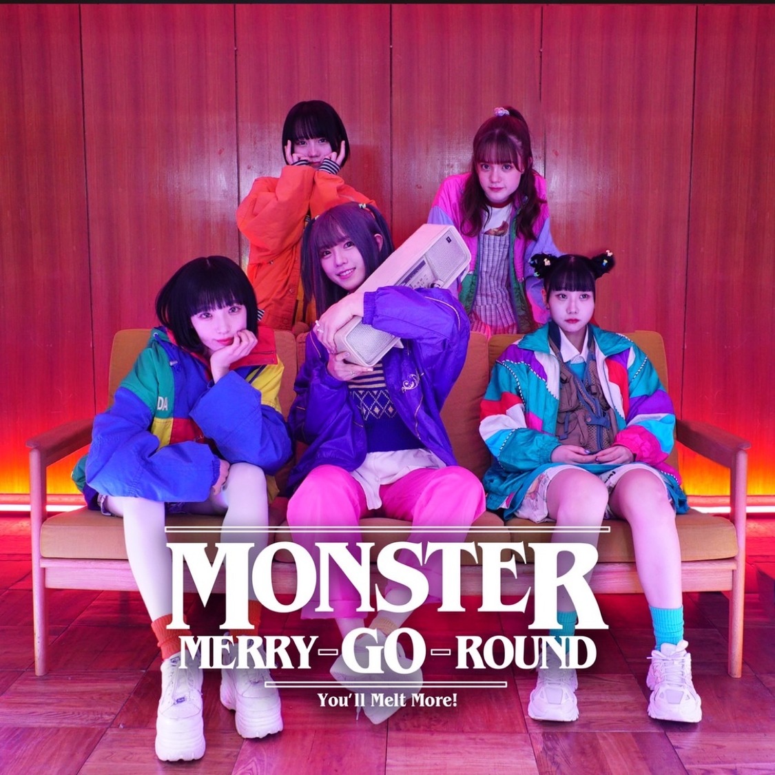 ゆるめるモ！新曲「モンスターメリーゴーラウンド」ジャケット写真