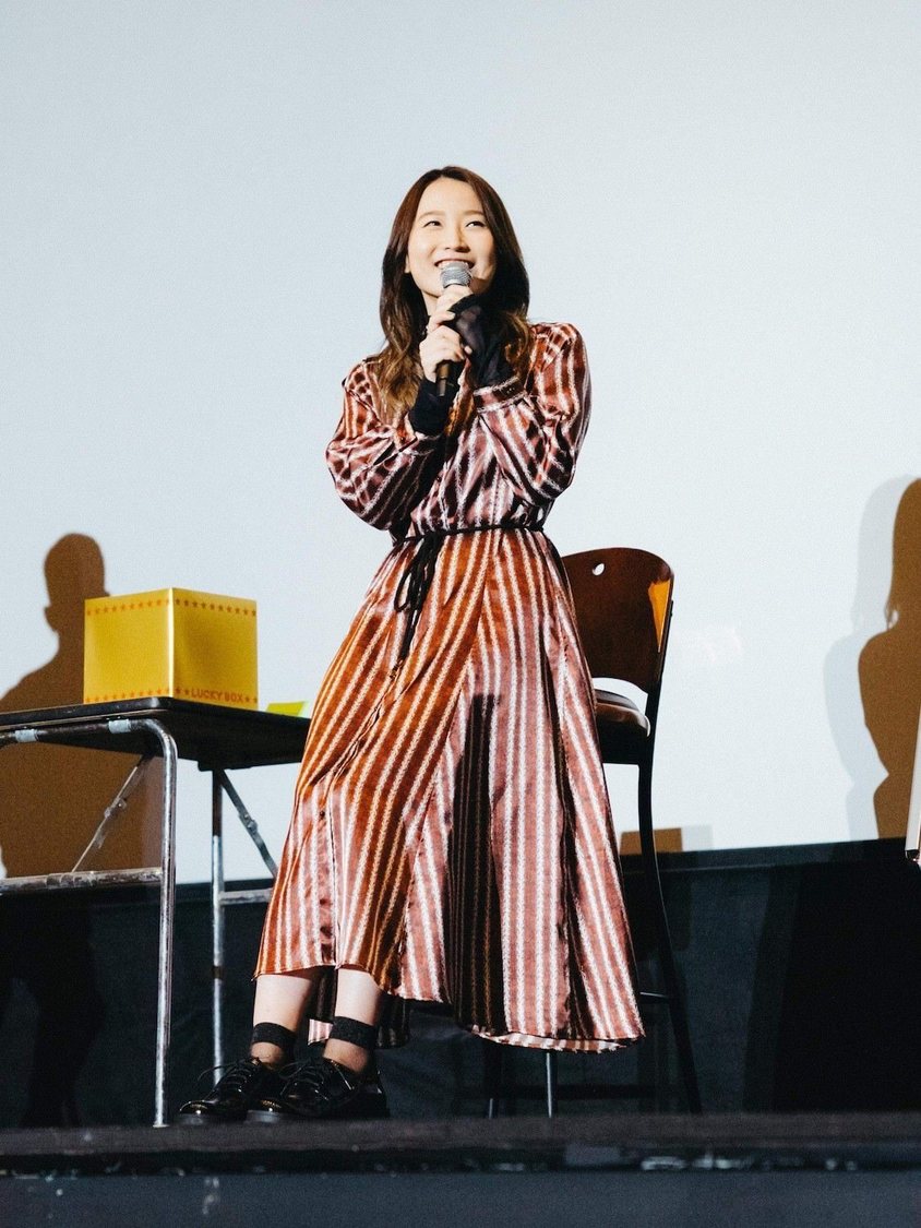 ＜鞘師里保ドキュメンタリーフィルム『Middle of the Night』上映イベント＞ユナイテッド・シネマ アクアシティお台場（2021年11月27日）