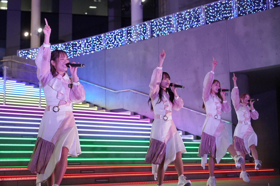 転校少女*＜ミニアルバム『LOVE IDOL PROJECT』発売記念イベント＞ダイバーシティ東京 プラザ 2F フェスティバル広場（2021年12月4日）