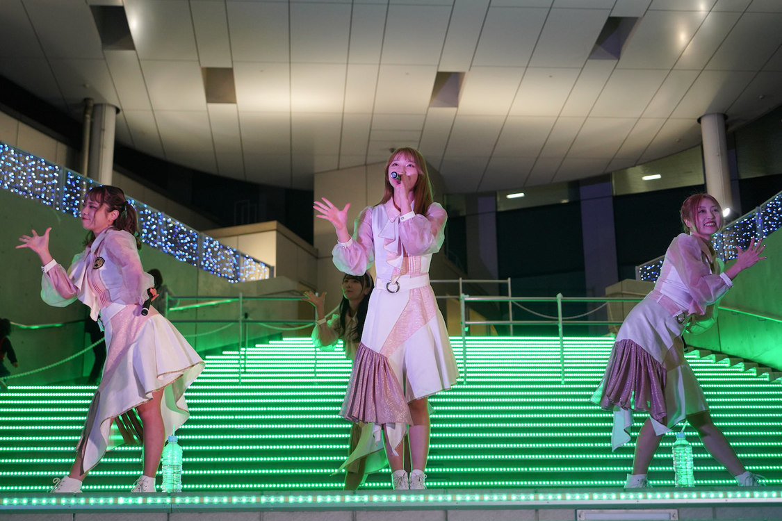 転校少女*＜ミニアルバム『LOVE IDOL PROJECT』発売記念イベント＞ダイバーシティ東京 プラザ 2F フェスティバル広場（2021年12月4日）