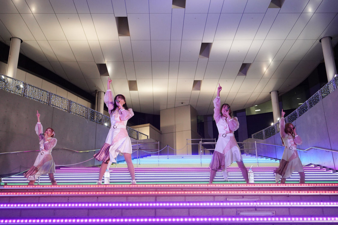 転校少女*＜ミニアルバム『LOVE IDOL PROJECT』発売記念イベント＞ダイバーシティ東京 プラザ 2F フェスティバル広場（2021年12月4日）