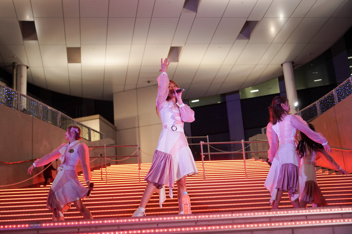 転校少女*＜ミニアルバム『LOVE IDOL PROJECT』発売記念イベント＞ダイバーシティ東京 プラザ 2F フェスティバル広場（2021年12月4日）