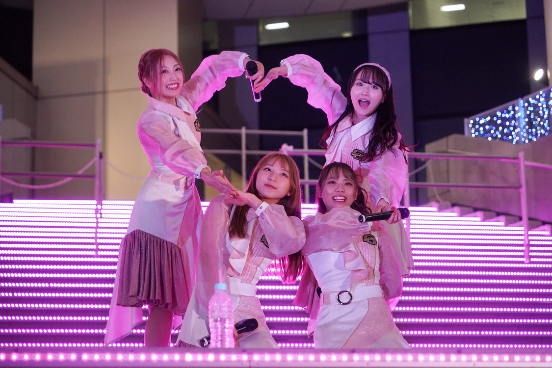 転校少女*＜ミニアルバム『LOVE IDOL PROJECT』発売記念イベント＞ダイバーシティ東京 プラザ 2F フェスティバル広場（2021年12月4日）