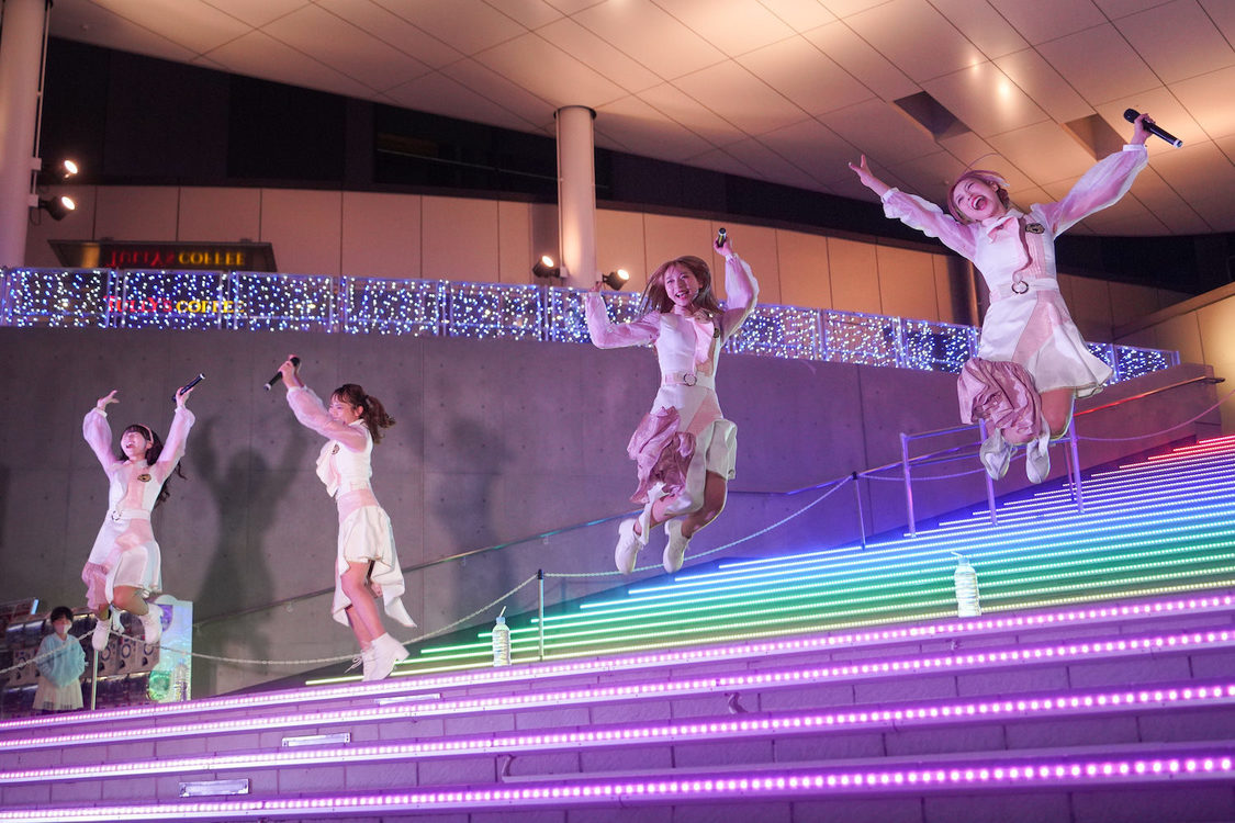 転校少女*＜ミニアルバム『LOVE IDOL PROJECT』発売記念イベント＞ダイバーシティ東京 プラザ 2F フェスティバル広場（2021年12月4日）