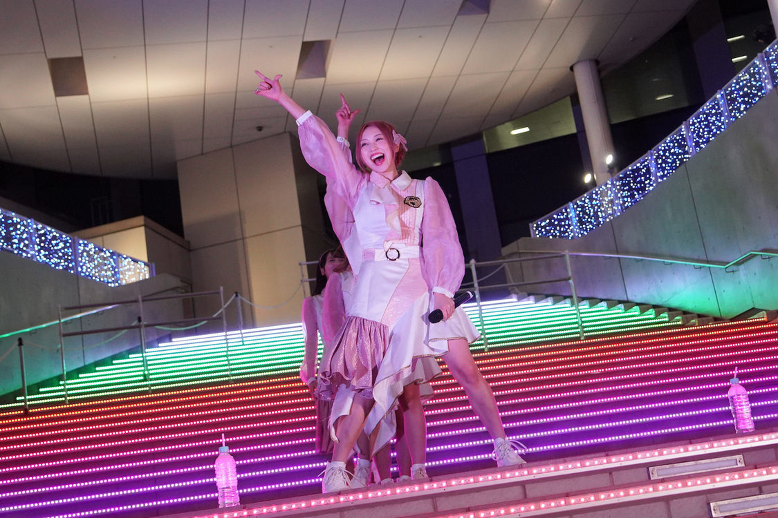 転校少女*＜ミニアルバム『LOVE IDOL PROJECT』発売記念イベント＞ダイバーシティ東京 プラザ 2F フェスティバル広場（2021年12月4日）