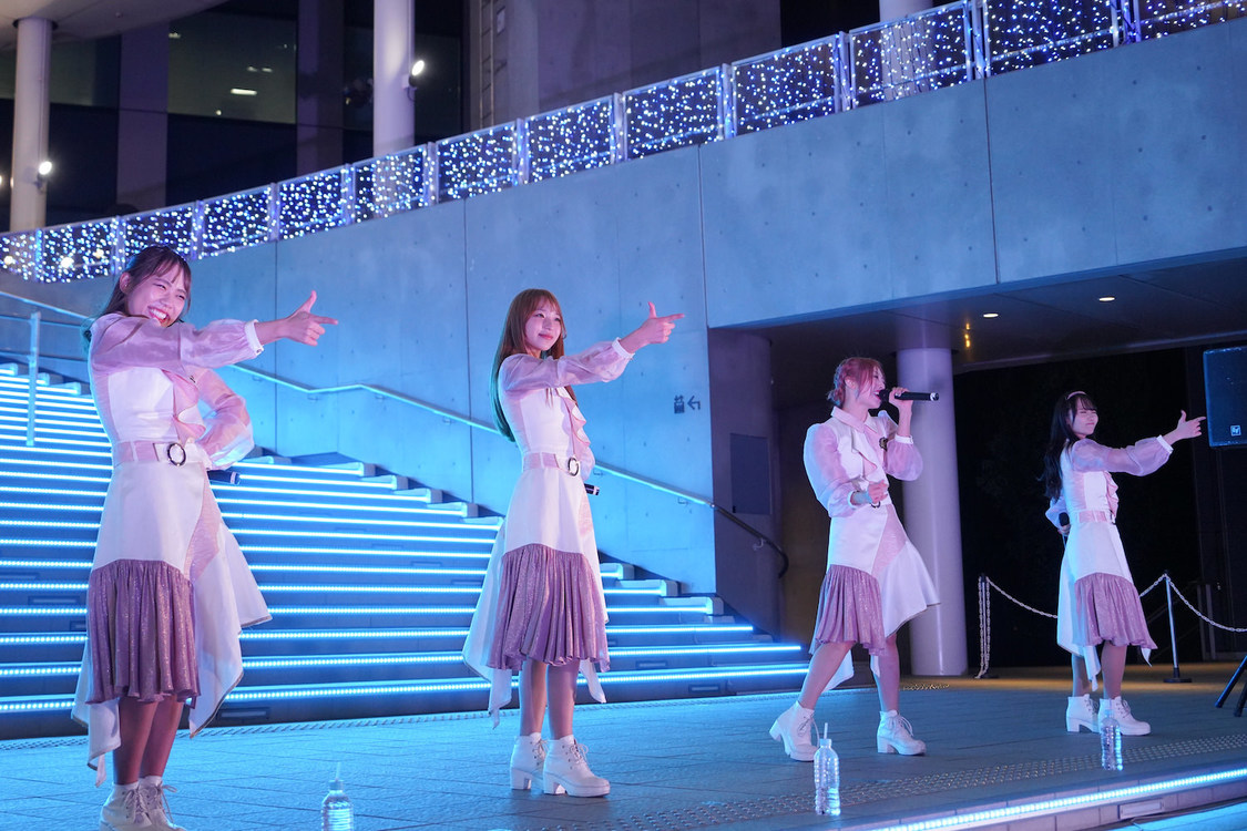 転校少女*＜ミニアルバム『LOVE IDOL PROJECT』発売記念イベント＞ダイバーシティ東京 プラザ 2F フェスティバル広場（2021年12月4日）