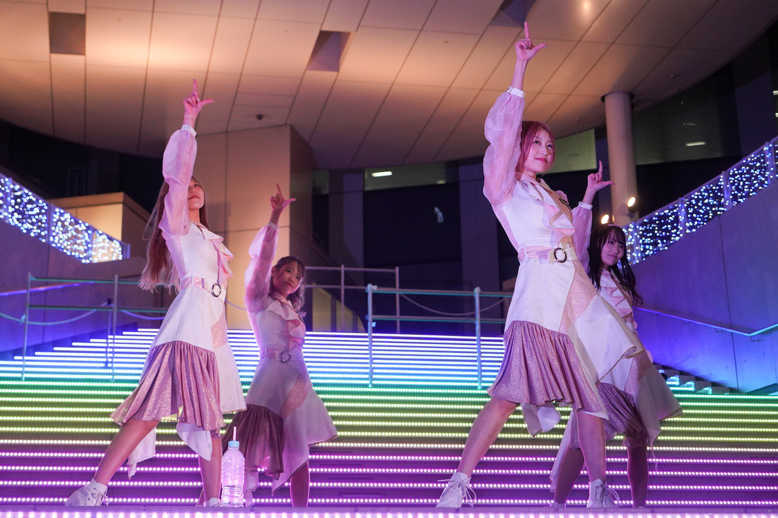 転校少女*＜ミニアルバム『LOVE IDOL PROJECT』発売記念イベント＞ダイバーシティ東京 プラザ 2F フェスティバル広場（2021年12月4日）