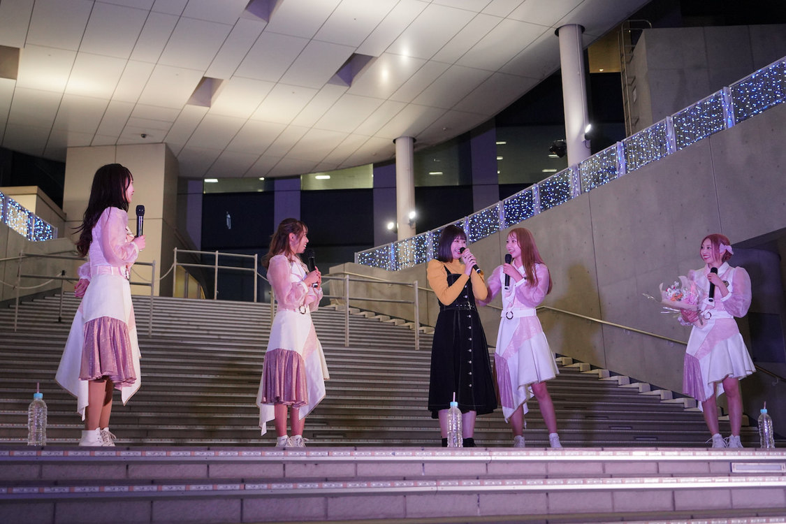 転校少女*＜ミニアルバム『LOVE IDOL PROJECT』発売記念イベント＞ダイバーシティ東京 プラザ 2F フェスティバル広場（2021年12月4日）