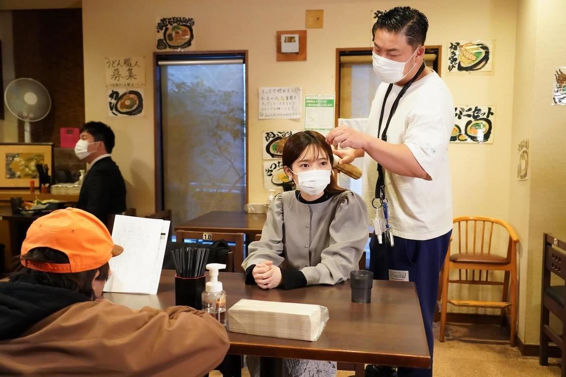 ドラマ『黙食女子』第2話オフショット