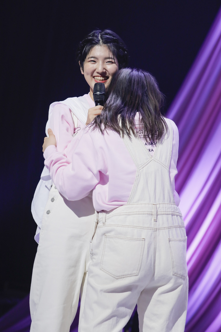 浪江女子発組合＜2021年JA浪江 組合総会　あいのりきっぷ＞LINE CUBE SHIBUYA（2021年12月11日／撮影：RYOHEI TSUKADA）