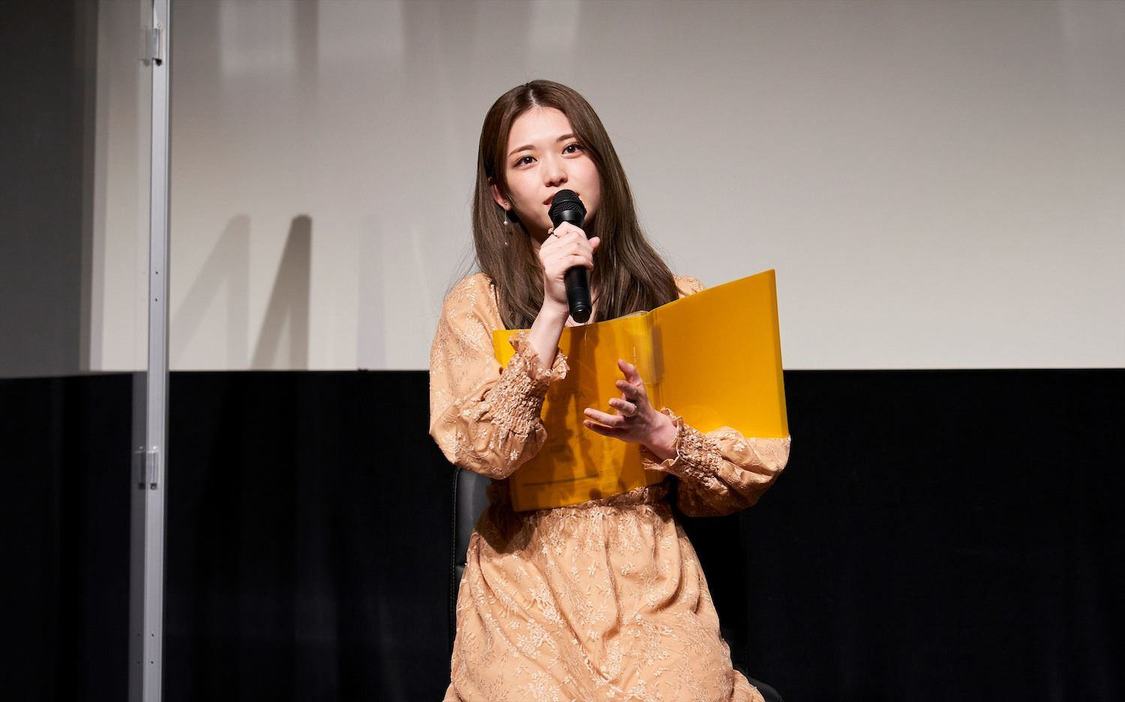 松村沙友理＜月刊Newtype×映画『グッバイ、ドン・グリーズ！』スペシャルトーク付き試写会＞（2022年1月9日）