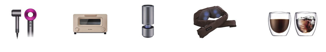 左からA賞、B賞、C賞、D賞、Wチャンス賞