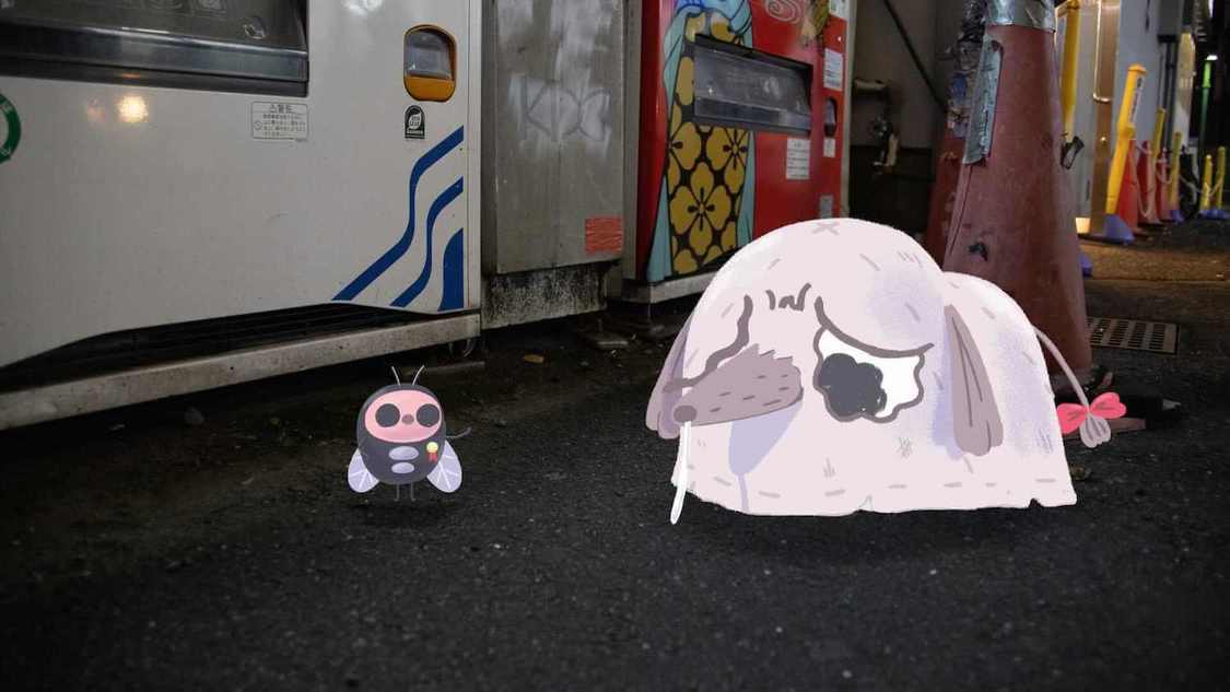 ショートアニメ『ぞうきんドッグ』より