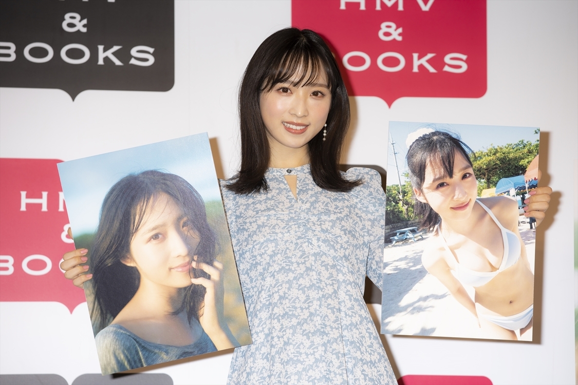 『AKB48小栗有以1st写真集　君と出逢った日から』発売記念会見（撮影：細居幸次郎）