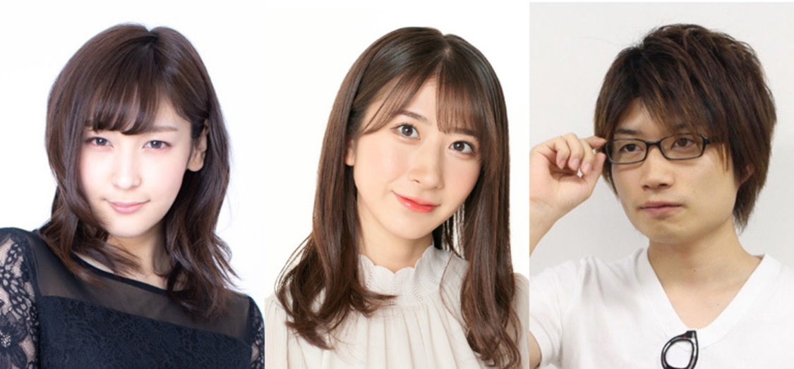 左から、MC：石川利恵（みそしるちゃんねる）、ゲスト：石田晴香、解説：S嶋