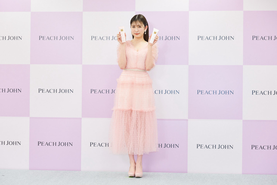 吉田朱里＜PEACH JOHN BEAUTY ミューズ就任発表会＞（2022年1月26日）