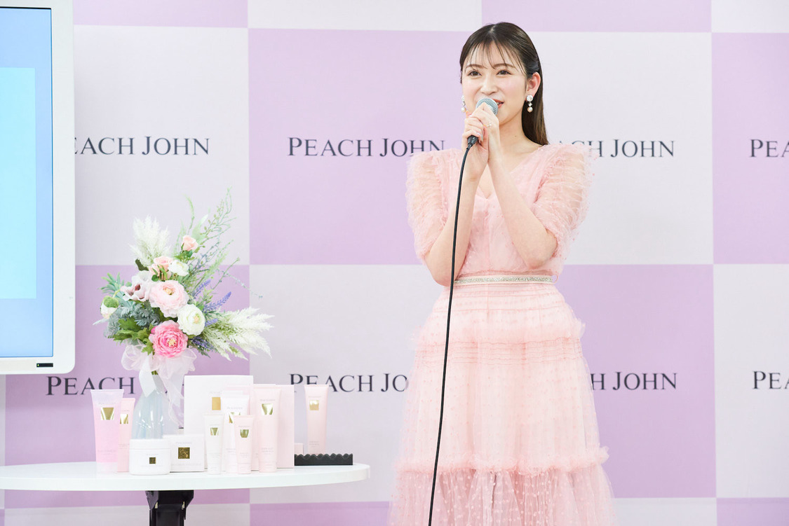 吉田朱里＜PEACH JOHN BEAUTY ミューズ就任発表会＞（2022年1月26日）