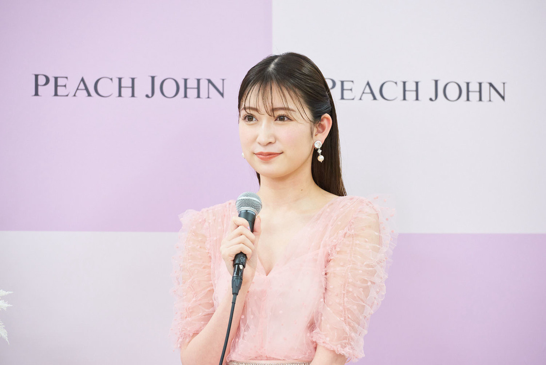 吉田朱里＜PEACH JOHN BEAUTY ミューズ就任発表会＞（2022年1月26日）
