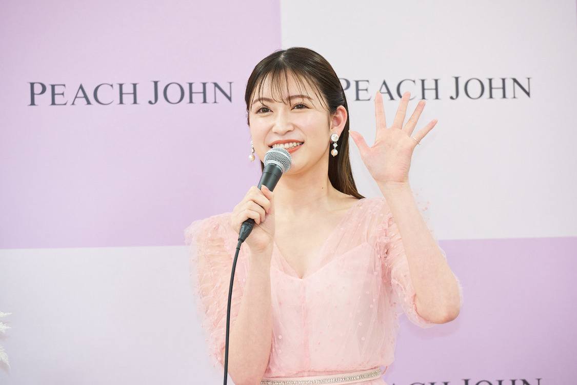 吉田朱里＜PEACH JOHN BEAUTY ミューズ就任発表会＞（2022年1月26日）
